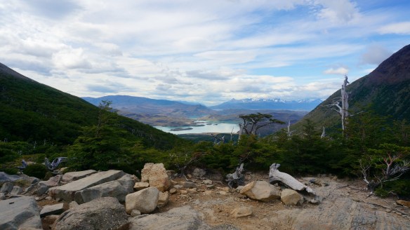 View from Valle Frances (on the way up to Mirador Brittanico)